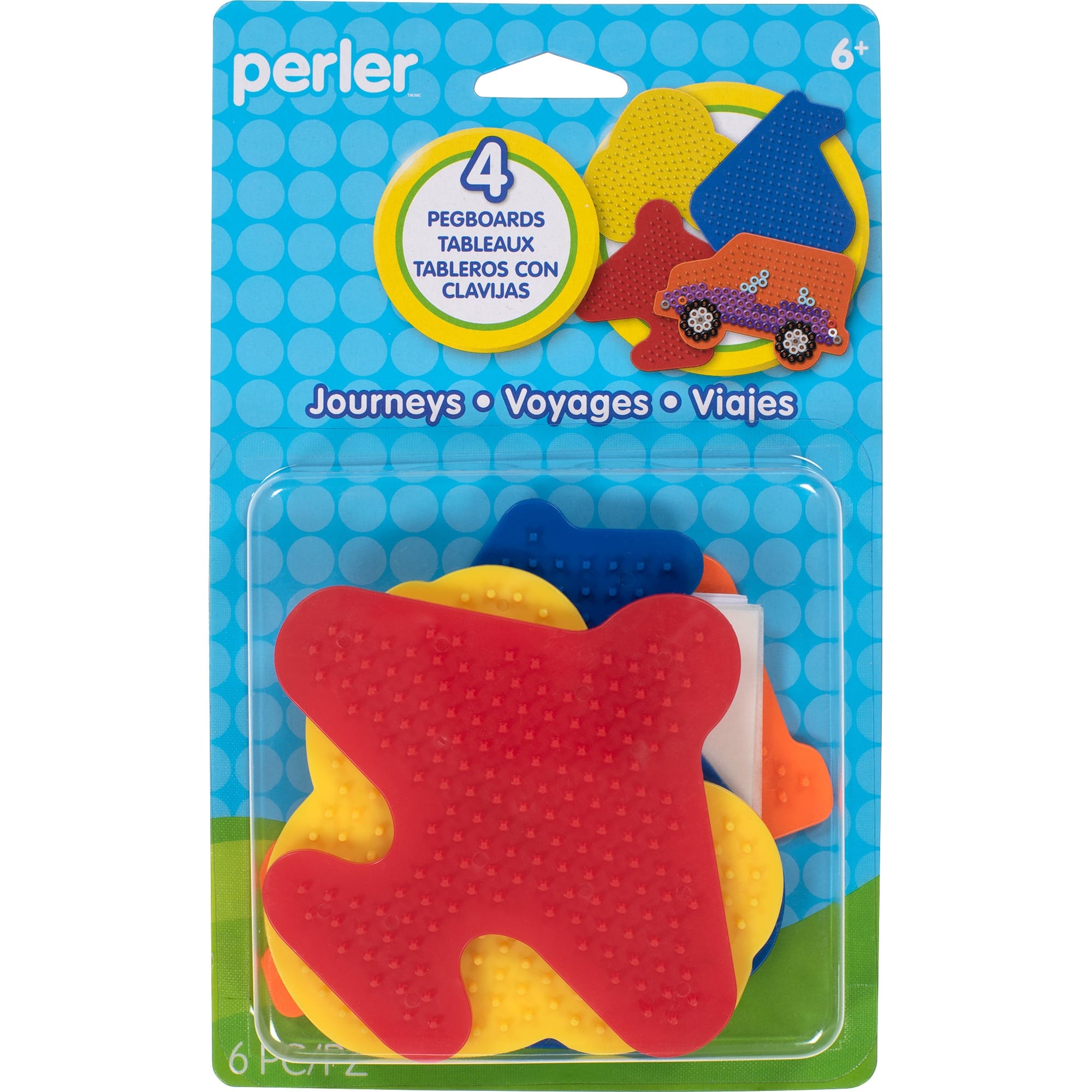 Perler® Fun Fusion Journeys Pegboards
